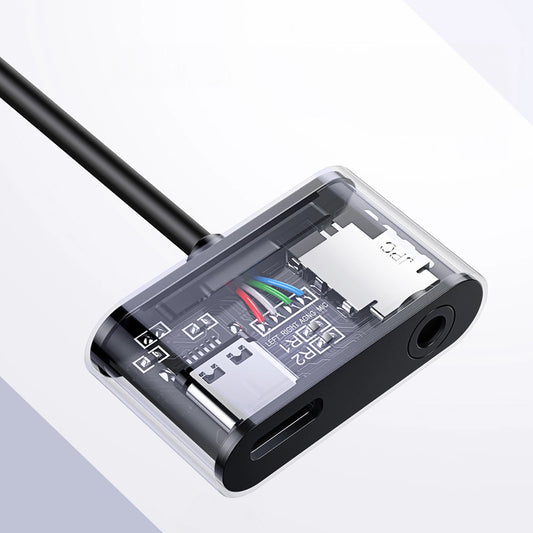 Adaptor Audio USB-C - 3.5mm / USB-C UGREEN CM193, Gri