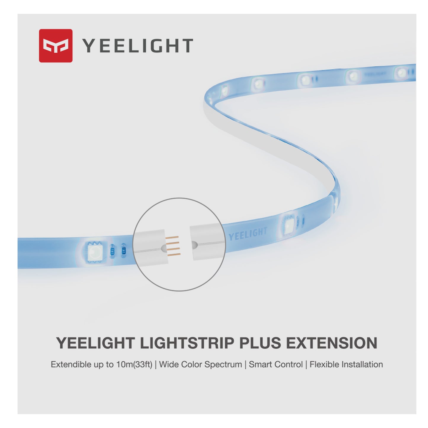 Led traka Yeelight, ekstenzija, RGB, 1m, Bela GPX4015RT