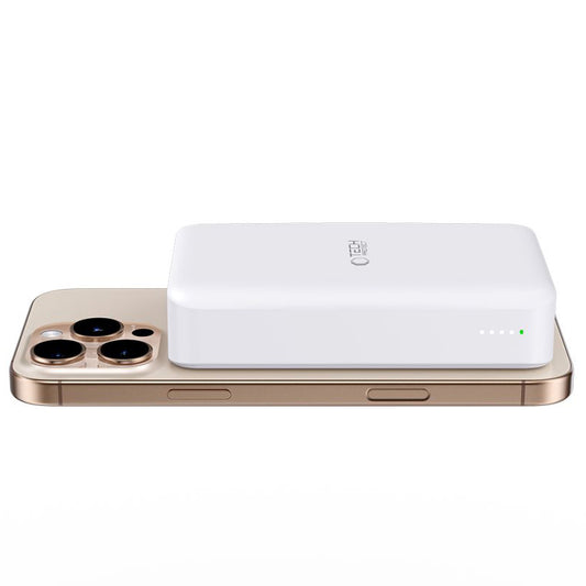 Vanjska baterija Wireless Tech-Protect PB12 LifeMag, 20000mAh, 20W, QC + PD + FQI, 1 x QI - 1 x USB-A - 1 x USB-C, Bijela