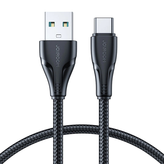 Kabl za Prenos Podataka i Punjenje USB-A - USB-C Joyroom Surpass, 18W, 1.2m, Crni S-UC027A11