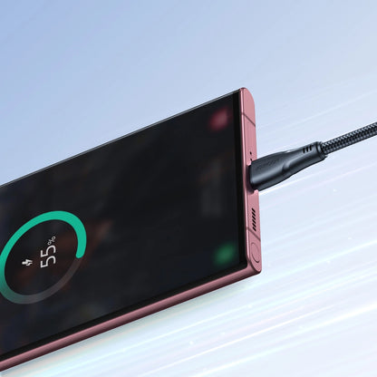 Kabl za Prenos Podataka i Punjenje USB-A - USB-C Joyroom Surpass, 18W, 1.2m, Crni S-UC027A11