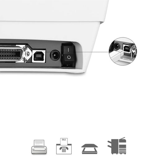 Kabel za pisač UGREEN US241, USB-C - USB-B, 1.5m, Bijeli