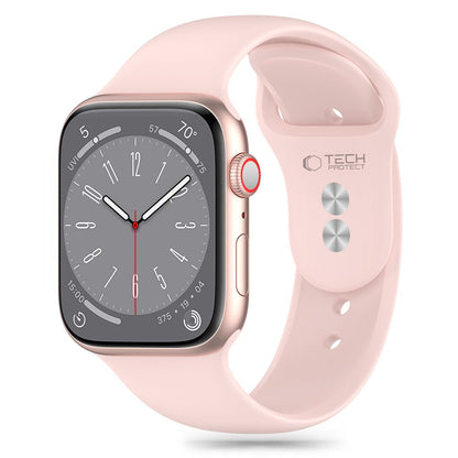 Curea Tech-Protect Silicone pentru Apple Watch 41mm / 40mm / 38mm Series, Roz