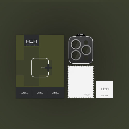 Zaštitna folija za stražnju kameru HOFI CamRing PRO+ za Apple iPhone 15 Pro Max / 15 Pro, Kaljeno staklo