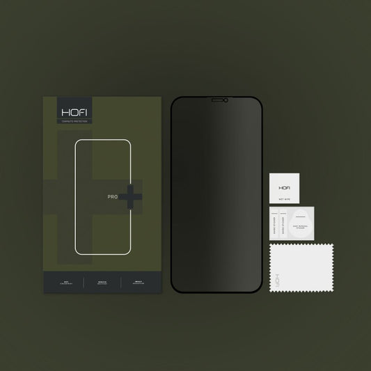 Folie de protectie Ecran Privacy HOFI PRO+ pentru Apple iPhone 11 / XR, Sticla securizata, Full Glue