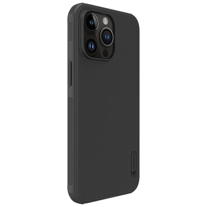 Husa pentru Apple iPhone 15 Pro Max, Nillkin, Super Frosted Shield Pro, Neagra