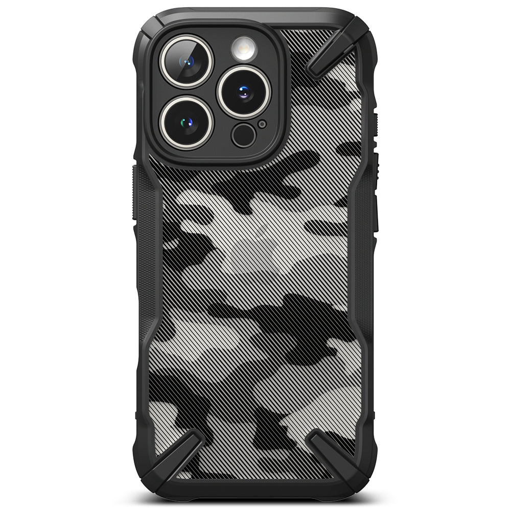 Husa pentru Apple iPhone 16 Pro Max, Ringke, Fusion X Camo, Neagra