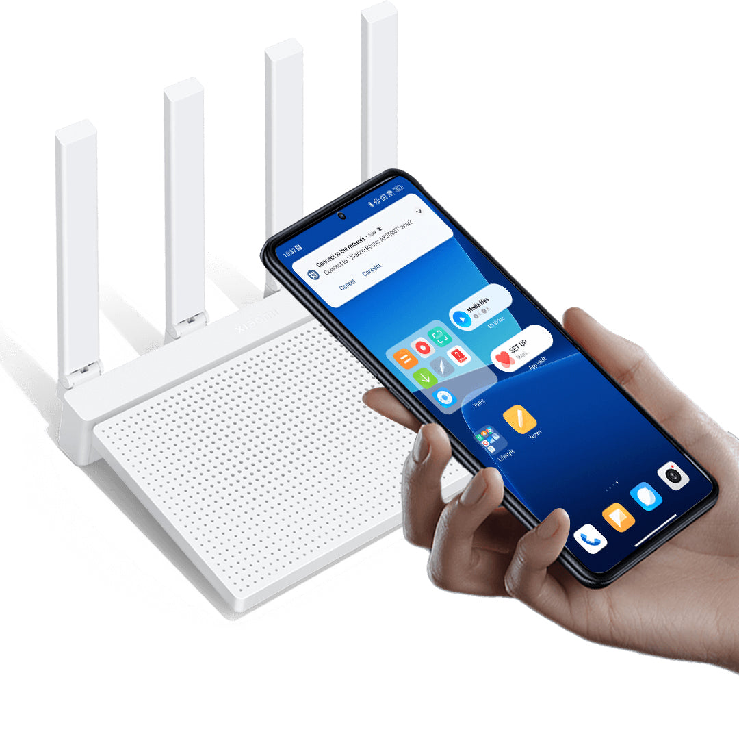 Bežični usmjerivač Xiaomi AX3000T, Dual Band, Wi-Fi 6, Bijeli DVB4423GL